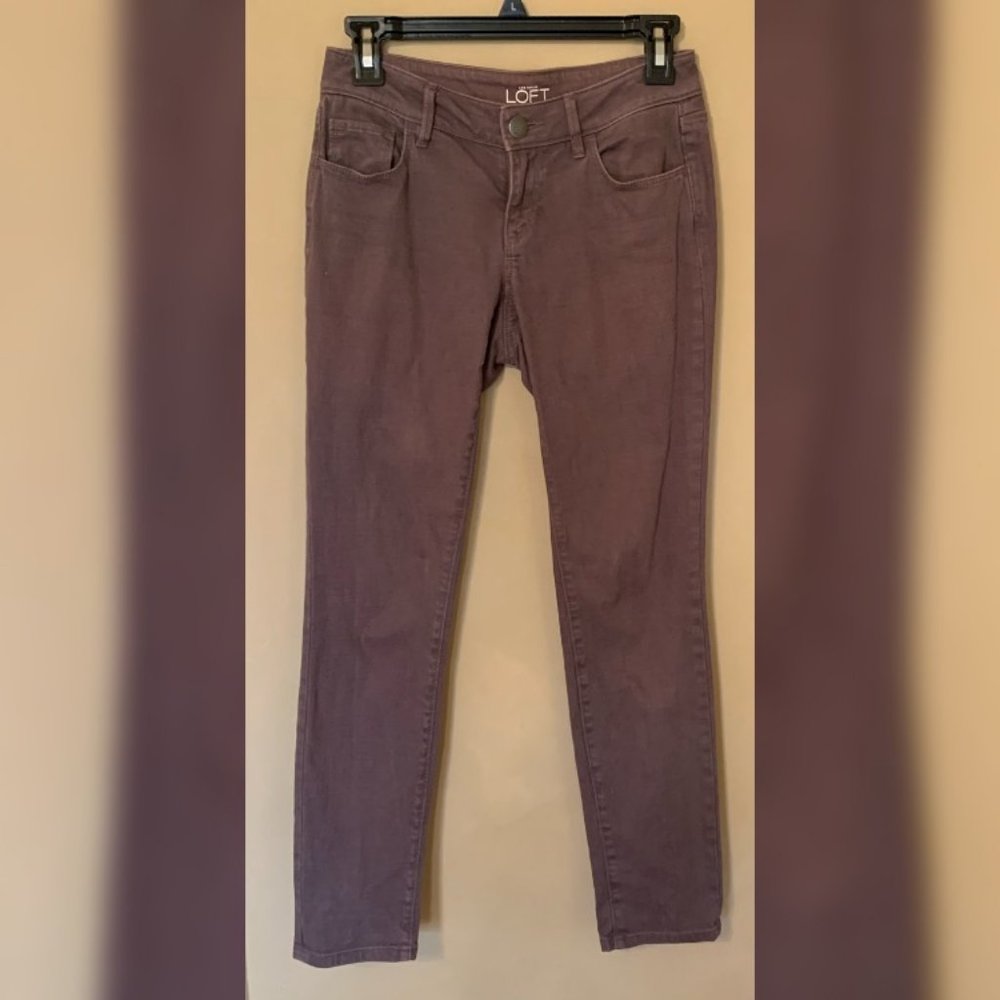 Ann Taylor Loft Curvy Skinny Jeans, 24/P